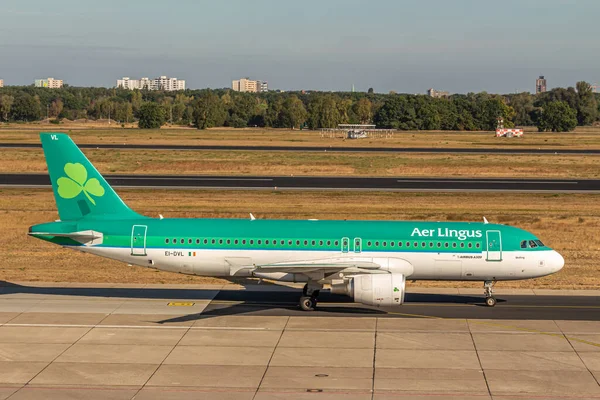 Berlin Niemcy Września 2018 Aer Lingus Airbus A320 214 Samoloty — Zdjęcie stockowe