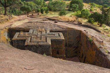 Kilise aziz George'un lalibela içinde