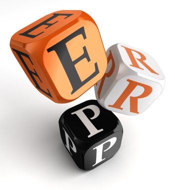 ERP Turuncu Siyah zar taşları