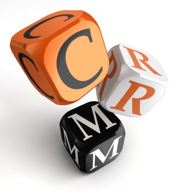 CRM Turuncu Siyah zar taşları