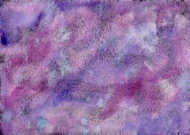 Etkileyici mavi ve mor suluboya arkaplan