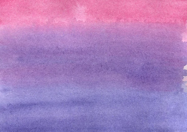 Градієнтний фіолетово-рожевий акварельний фон — стокове фото
