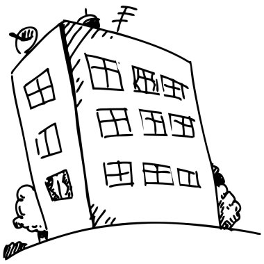 blok karikatür tarzı daireler.