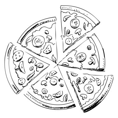 Pizza icon clipart