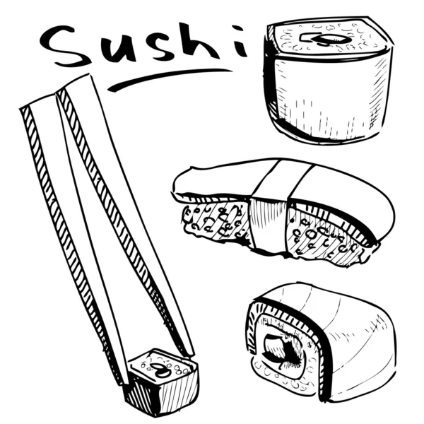 suşi koleksiyonu.