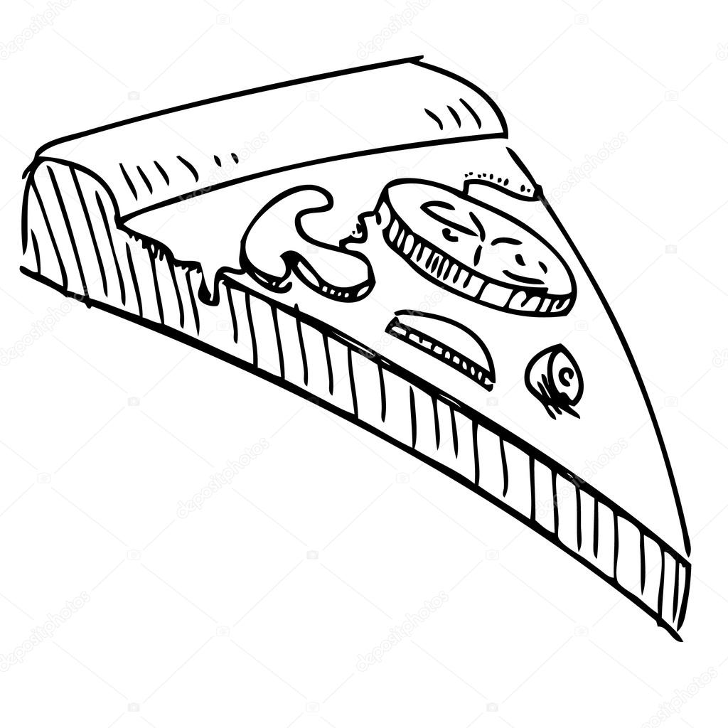 Pizza piece icon. Stock Vector by ©Chuhail 13990283