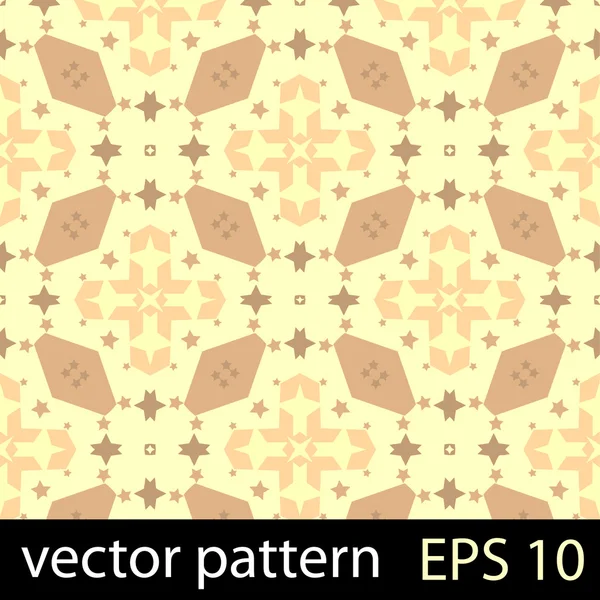 Figuras geométricas amarillo y naranja patrón sin costura scrapbook conjunto de papel — Vector de stock