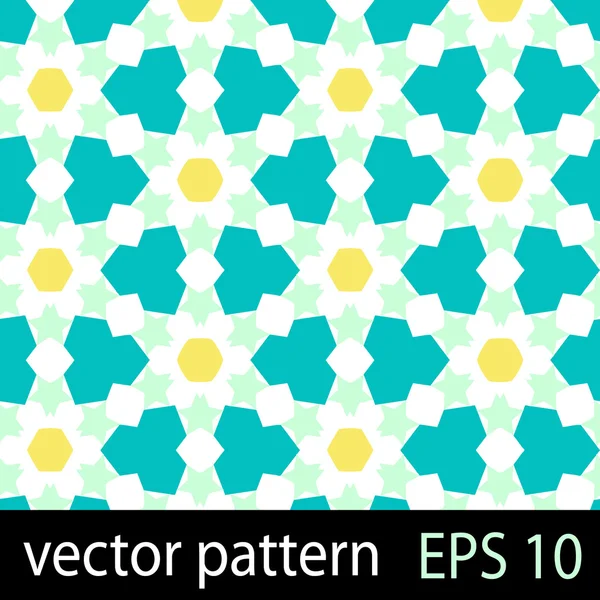 Gele en blauwe geometrische figuren naadloze patroon scrapbook papier set — Stockvector
