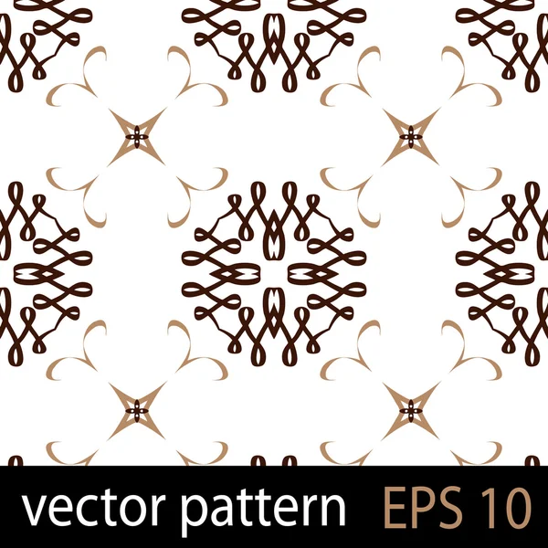 Black and brown geometric figures seamless pattern scrapbook paper set — Stock Vector