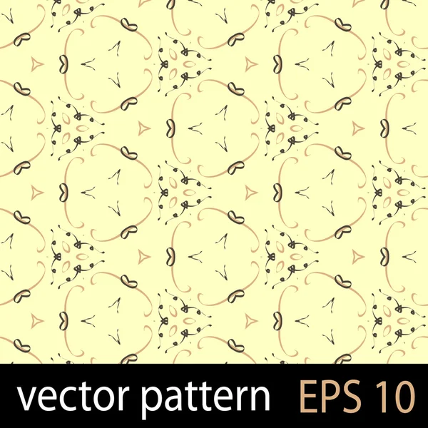 Geel en zwart meetkundige figuren naadloze patroon scrapbook papier set — Stockvector
