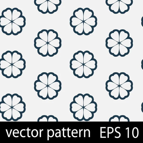 Fondo de patrón floral sin costuras — Vector de stock