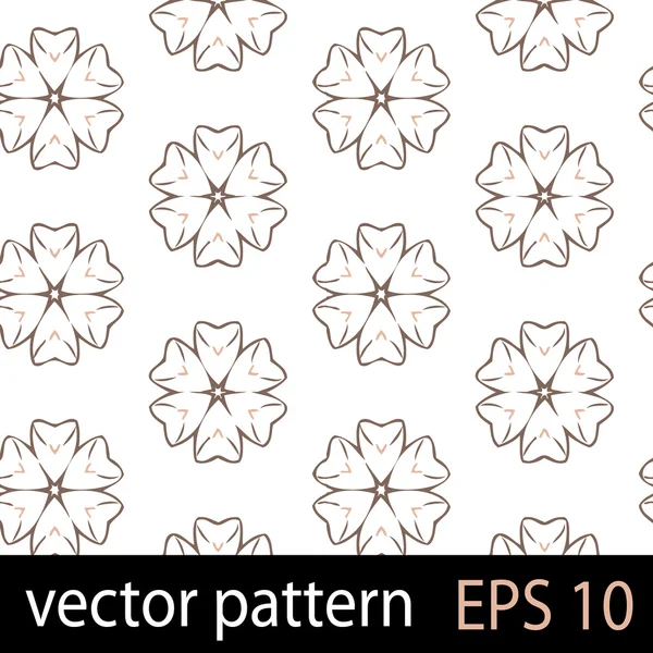 Seamless floral pattern background — Stock Vector