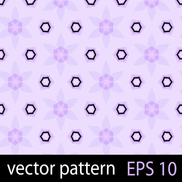 Figuras geométricas rosa y lila patrón sin costuras scrapbook conjunto de papel — Vector de stock