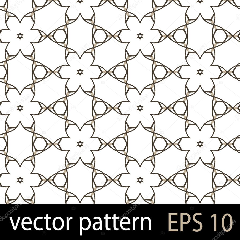 Black and brown geometric figures seamless pattern scrapbook paper set