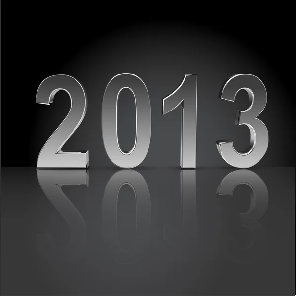 2013 New Year's Eve tebrik kartı — Stok Vektör