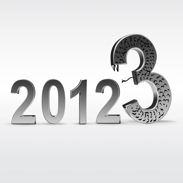 2013 cartão de saudação véspera de Ano Novo — Vetor de Stock