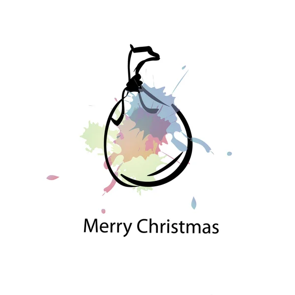 Krásné vánoční koule — Stockový vektor