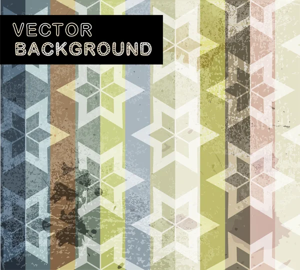 Abstracte achtergrond met geometrische veldboeket patroon — Stockvector