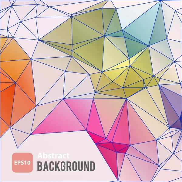 Abstract geometric background template — Stock Vector