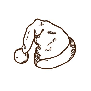 Noel Baba şapkası kroki