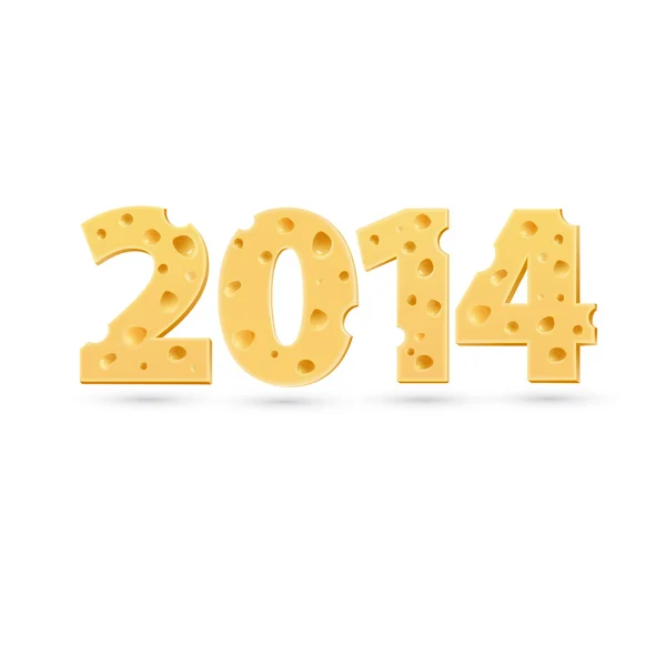 2014 mot de fromage . — Image vectorielle