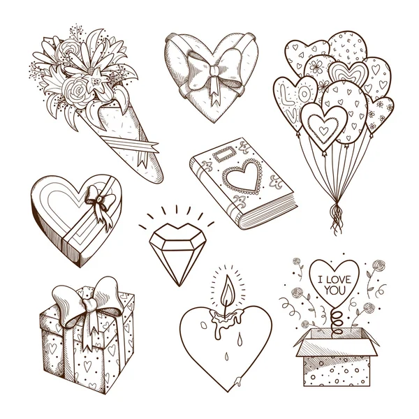 Collection of presents. — Stock Vector