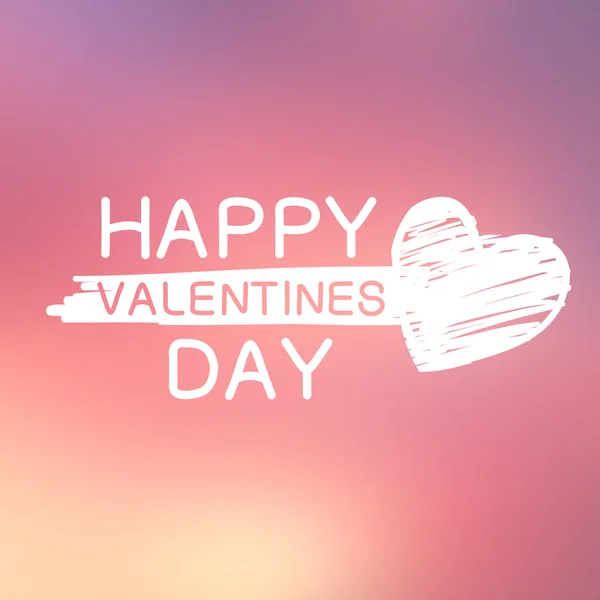 Abstracte achtergrond met tekst voor st. Valentijnsdag — Stockvector