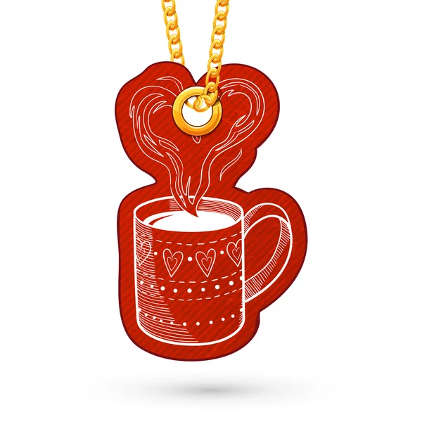 Café ou tasse de thé. — Image vectorielle