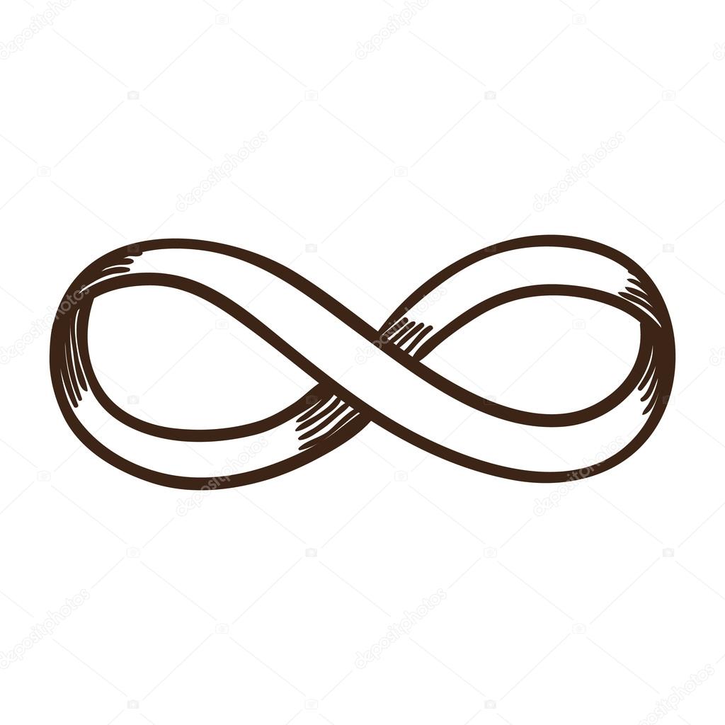 Infinity sign.