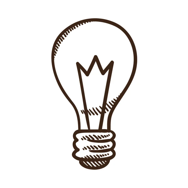 Light bulb symbol. — Stock Vector
