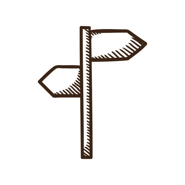 Символ Signpost . — стоковый вектор