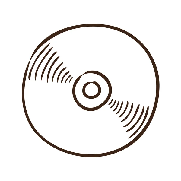 Символ CD или DVD . — стоковый вектор