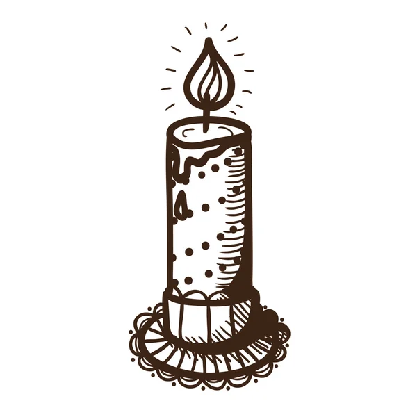 Пасхальная свеча . — стоковый вектор