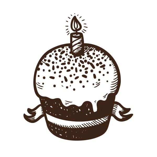 Gâteau de Pâques. — Image vectorielle