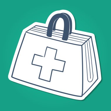 İlk yardım çantası.