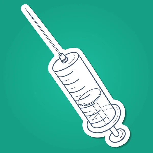 Syringe. — Stock Vector