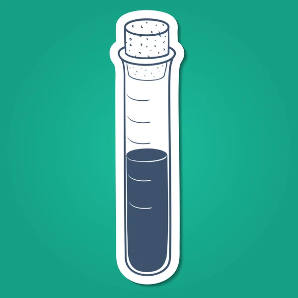 Test tube. — Stock Vector