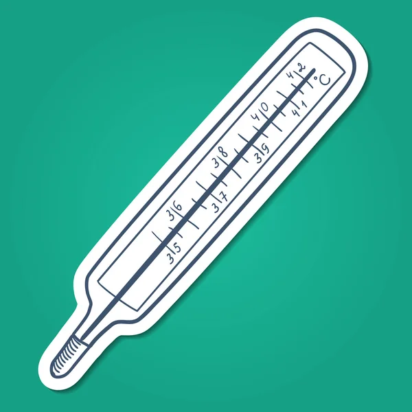 Thermometer. — Stockvector