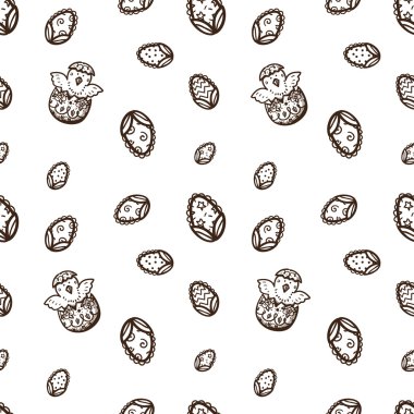 Dikişsiz Paskalya desen.