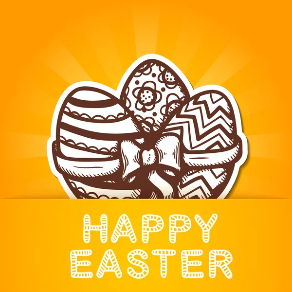 Easter card concept. — Stock Vector