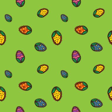 Dikişsiz Paskalya desen.