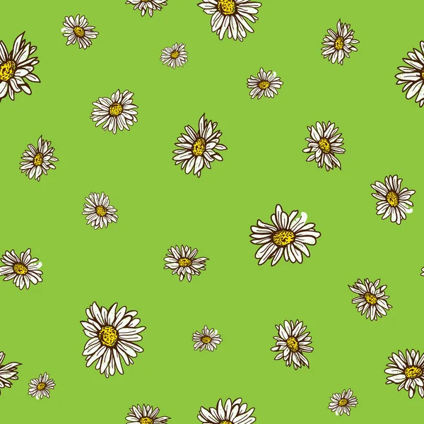 Patrón de flores sin costura. Naturaleza concepto de fondo . — Vector de stock