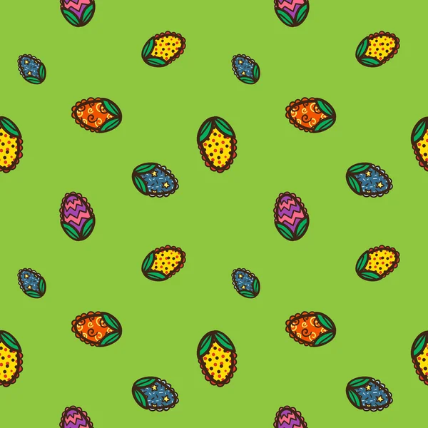 Seamless Easter pattern. — Stock Vector