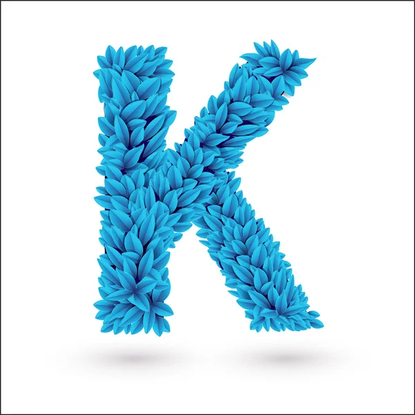 K letter. — Stock Vector