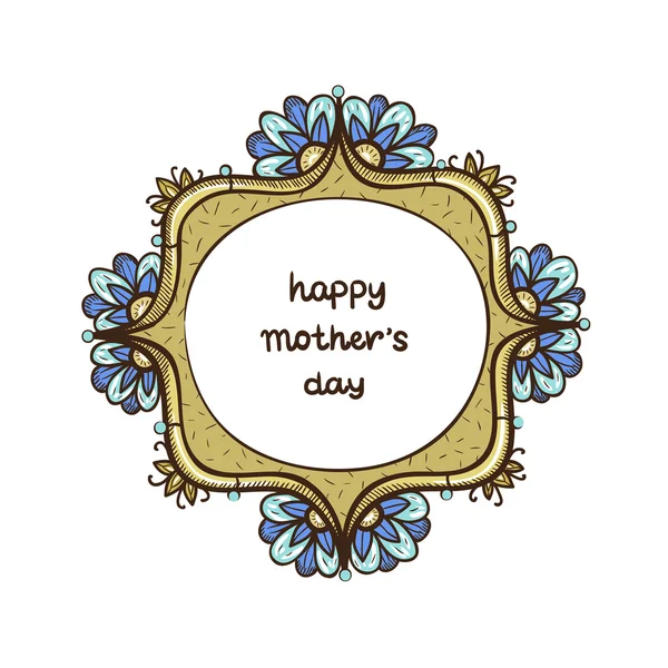 Frame with text for Mother's day. — Stock Vector