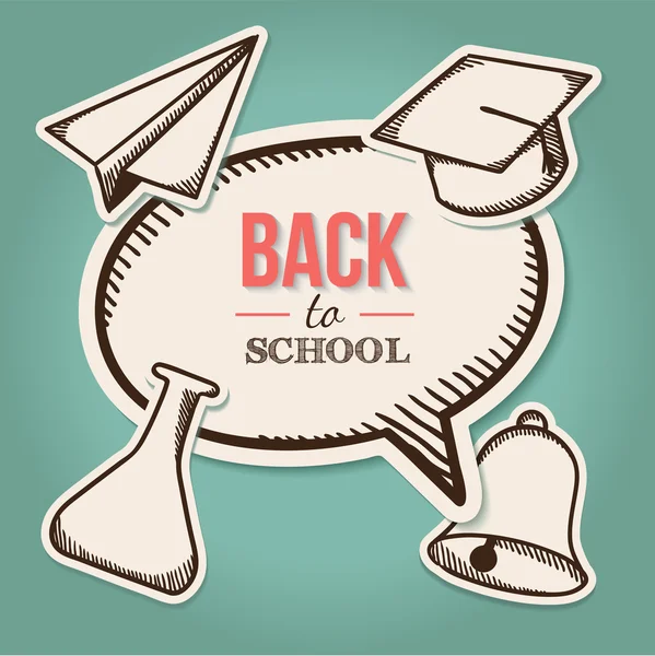 Welcome back to school. — Stock Vector