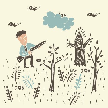 iş kavramı: iş hunter