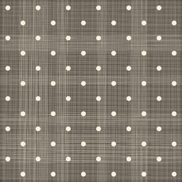 브라운 폴카 도트 원활한 질감된 패턴 — 스톡 벡터
