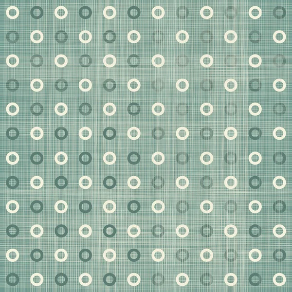 Naadloze polka dot patroon in retro blauw — Stockvector