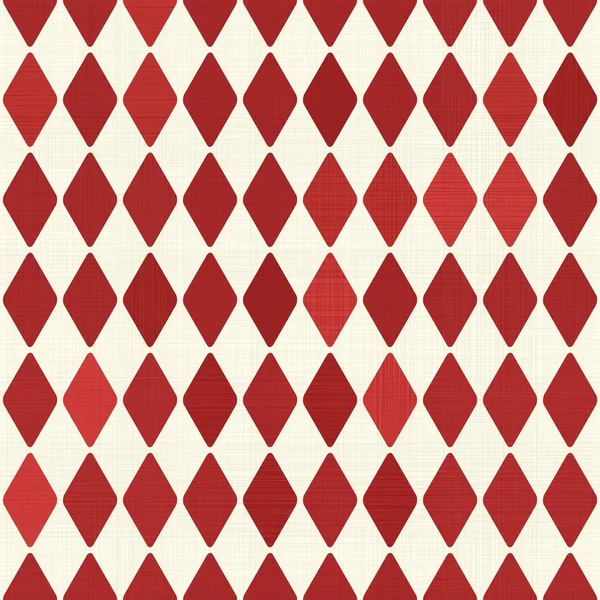Arlequin rouge rétro sans couture fond — Image vectorielle